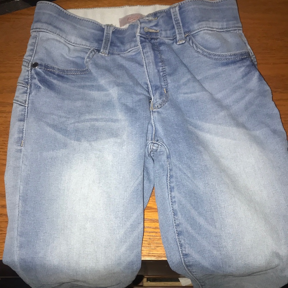 High Waisted Light Blue Jeans